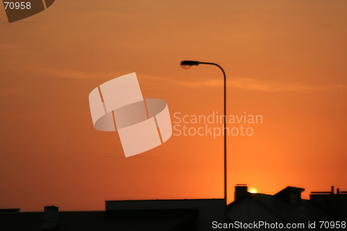 Image of Urban View at Sunset