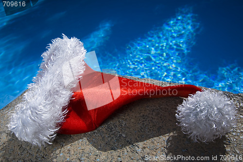 Image of Poolside Santa Hat