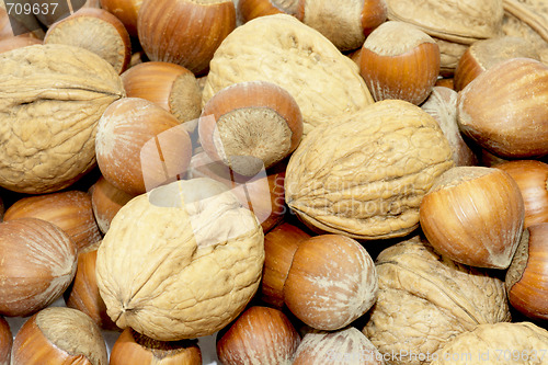 Image of Background of nuts