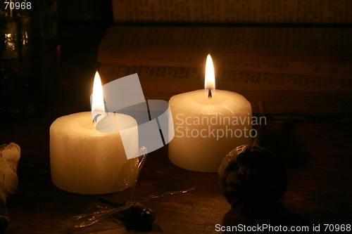 Image of Candles in the Dark