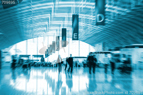 Image of interior of the airport