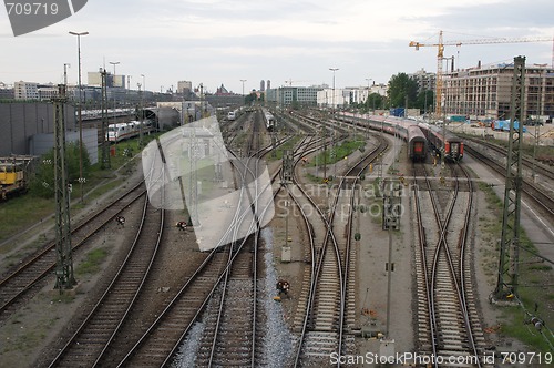 Image of Railroad tracks in Munic