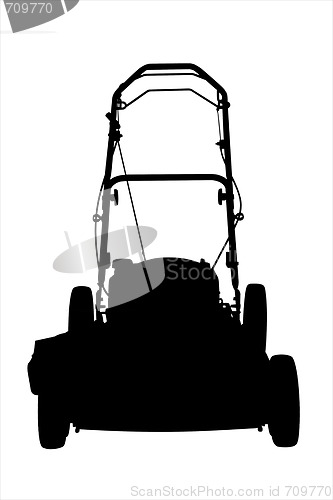 Image of Lawnmower Isolated