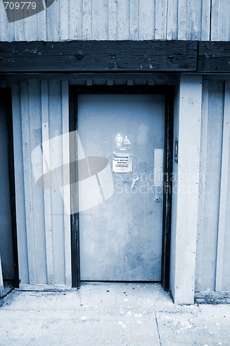 Image of Restroom Door