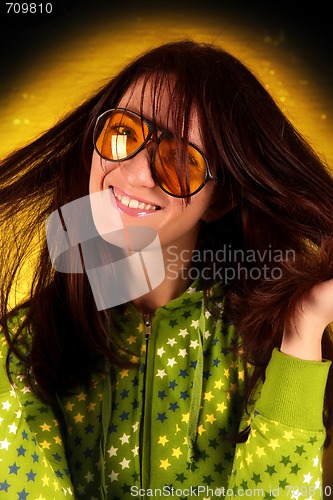 Image of Hip-hop styled girl posing