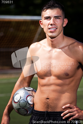 Image of Hispanic soccer or football player