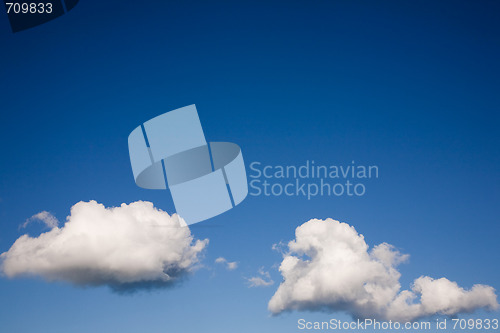 Image of Clouds on blue sky