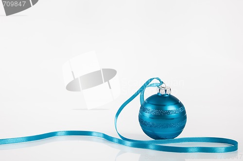 Image of Christmas ornament on white background