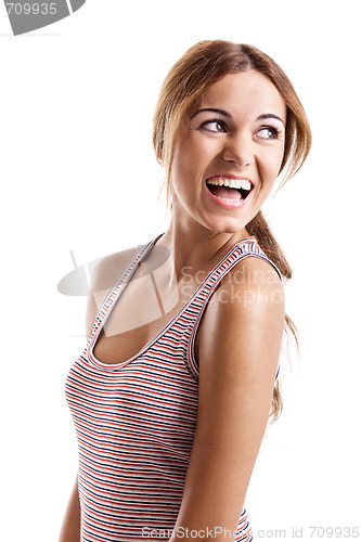 Image of Happy young woman