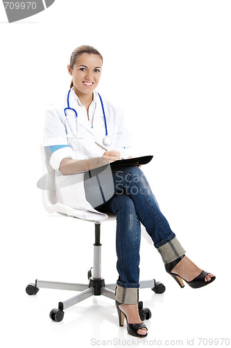 Image of Beautiful nurse student