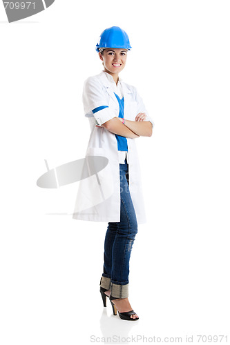 Image of Female technician