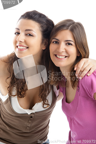 Image of Happy young women's