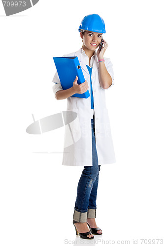 Image of Female technician