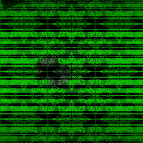 Image of green gothic repeat