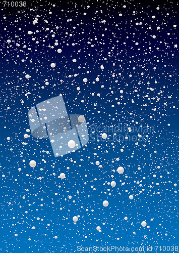 Image of snowflake sky