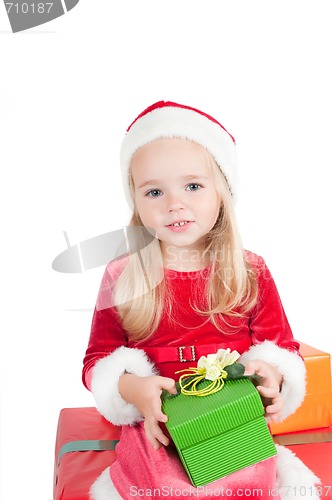 Image of Christmas toddler