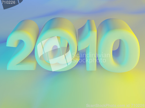 Image of The inscription 2010, where instead of zero used the @ sign.