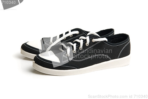Image of Modern black and white sneaker 