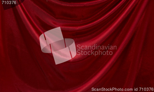 Image of red textile background