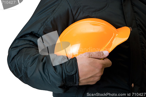 Image of Orange helmet