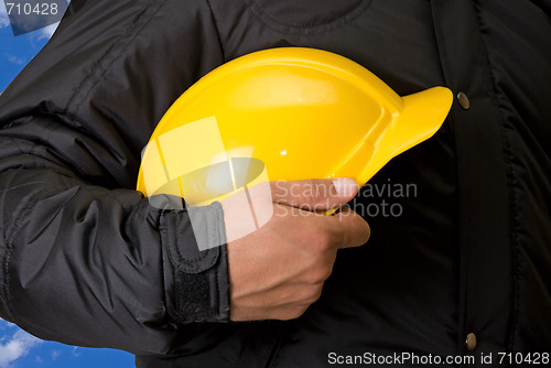 Image of builder closeup