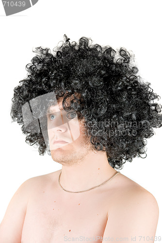 Image of frizzy young man 