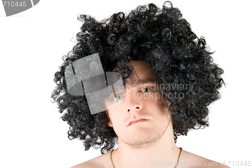 Image of frizzy man