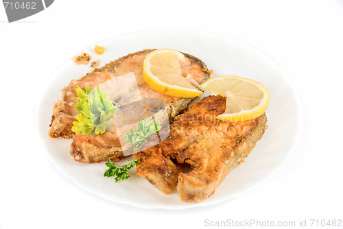 Image of Tasty red fish dish 
