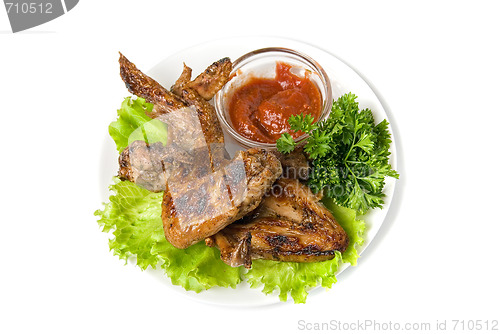 Image of fried chicken wings