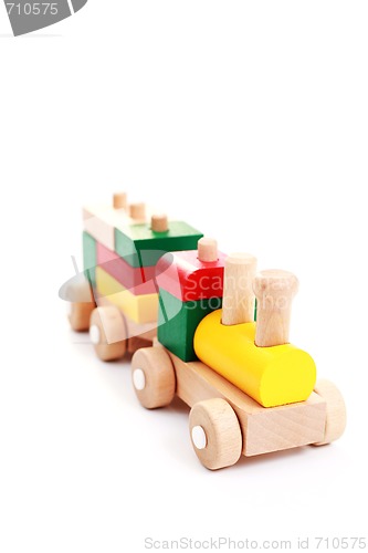 Image of wooden train
