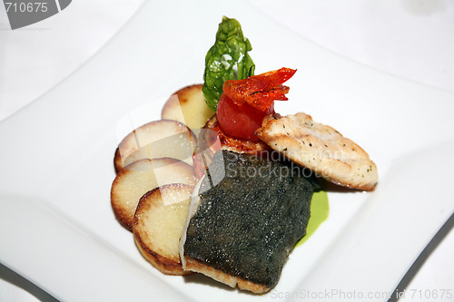 Image of lunch Roast  fish
