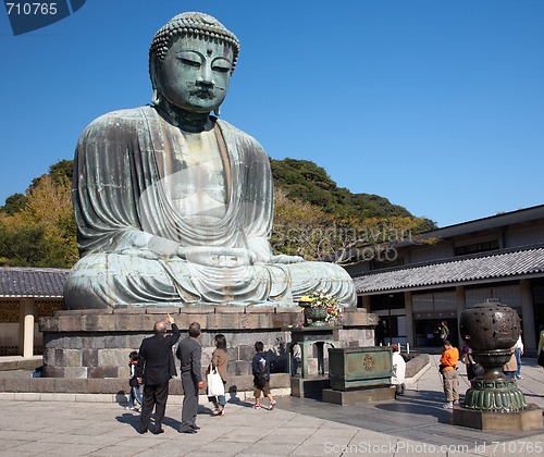 Image of Great Buddha statue in Kamakura