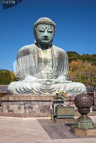 Image of Great Buddha statue in Kamakura