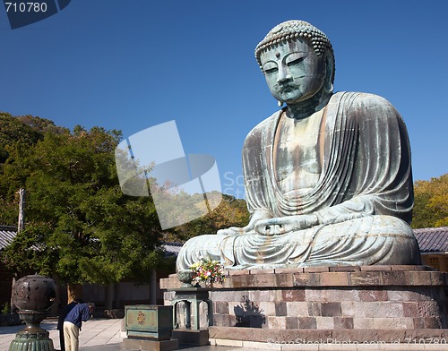 Image of Great Buddha statue in Kamakura