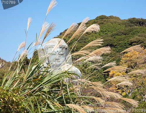 Image of Great Buddha statue in Kamakura