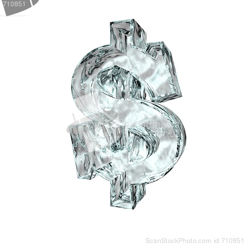 Image of frozen dollar
