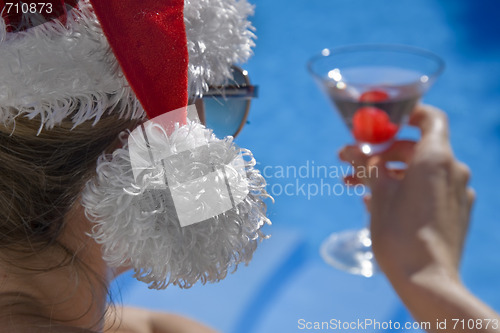 Image of Poolside Christmas Martini