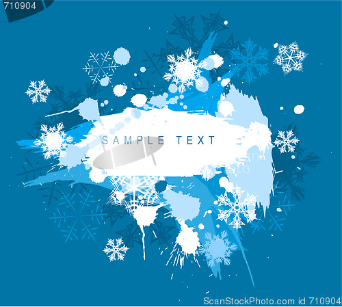 Image of Winter abstract spots background 