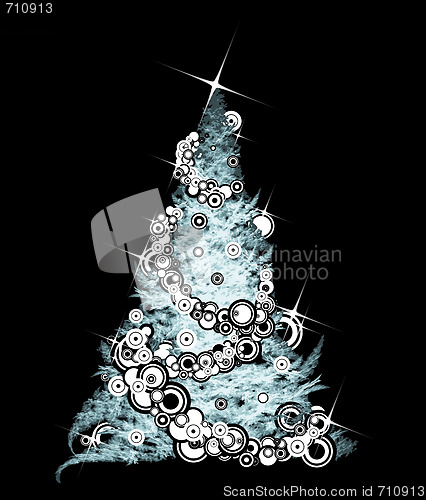 Image of Abstract christmas tree