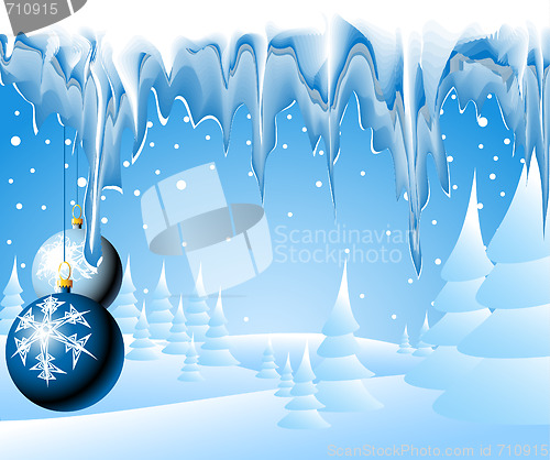 Image of Christmas landscape