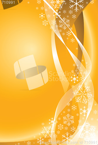 Image of Golden christmas background