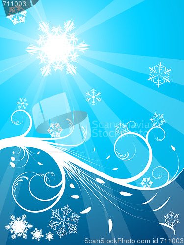 Image of Cold Christmas background