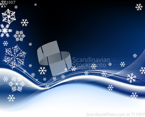 Image of Dark blue Christmas background 