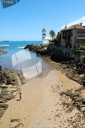 Image of Lighthouse in Cascais, Portugal