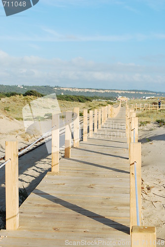 Image of Boardwalk entering the beach