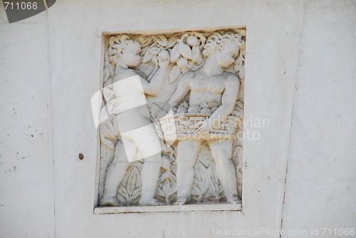 Image of Architectural detail on a building facade
