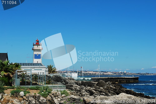 Image of Coastline landscape in Cascais, Portugal