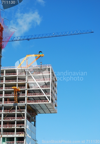 Image of Modern office building under construction