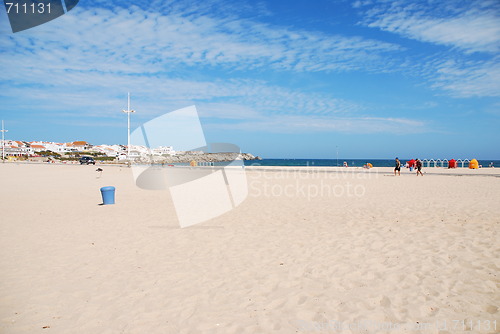 Image of Beautiful Baleal beach at Peniche, Portugal