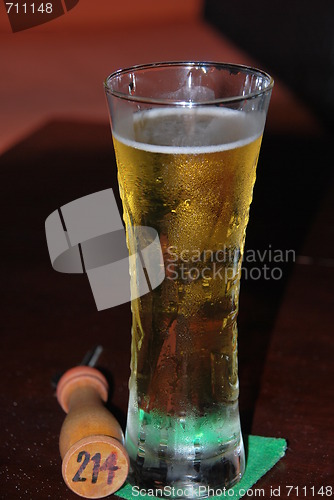 Image of Beer and hotel key room